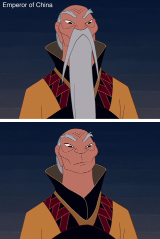 Illustration for article titled Disney Characters Without Their Beards Are Frightening